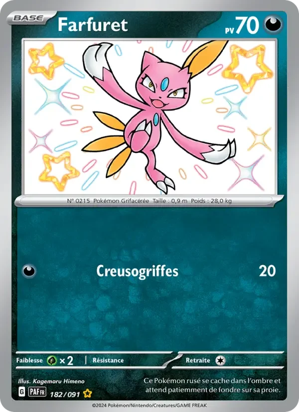 Carte Pokémon Farfuret — Destinées de Paldea