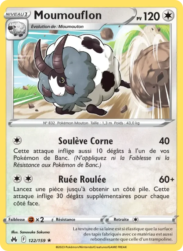 Carte Pokémon Moumouflon — Zénith Suprême