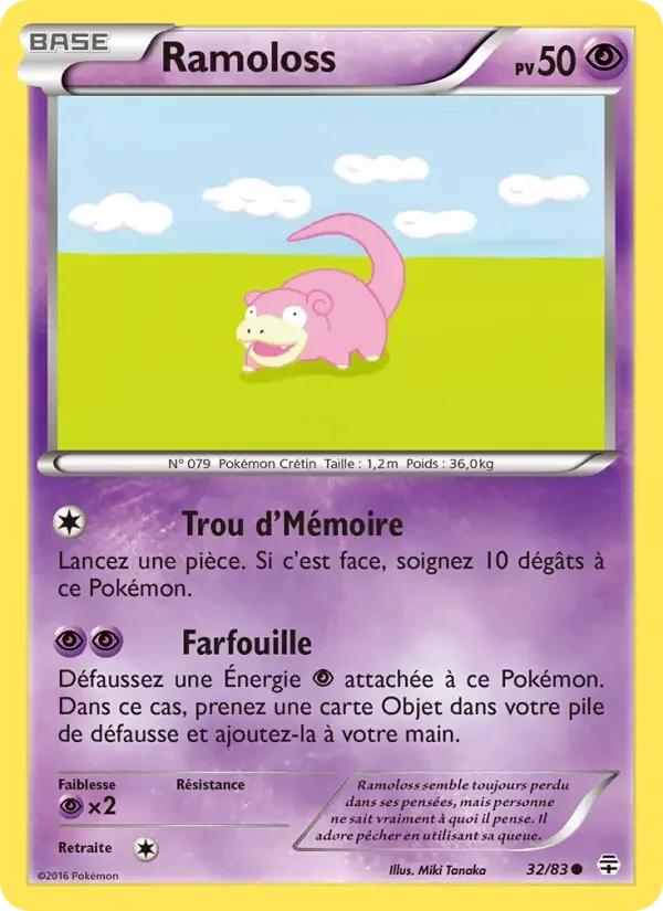 Carte Pokémon Ramoloss — Générations