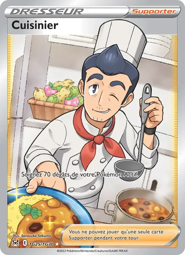 Carte Pokémon Cuisinier — Origine Perdue