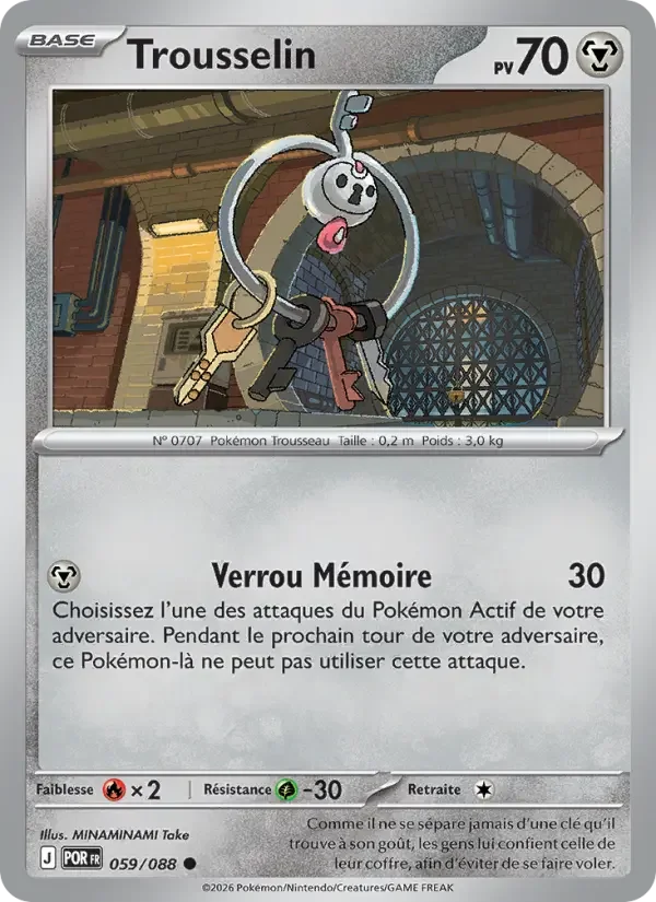 Carte Pokémon Trousselin — Équilibre Parfait