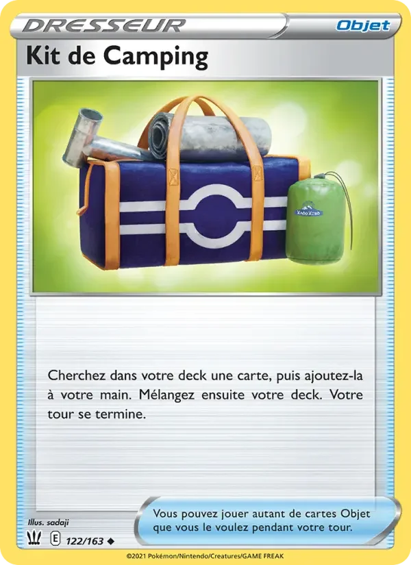 Carte Kit de Camping