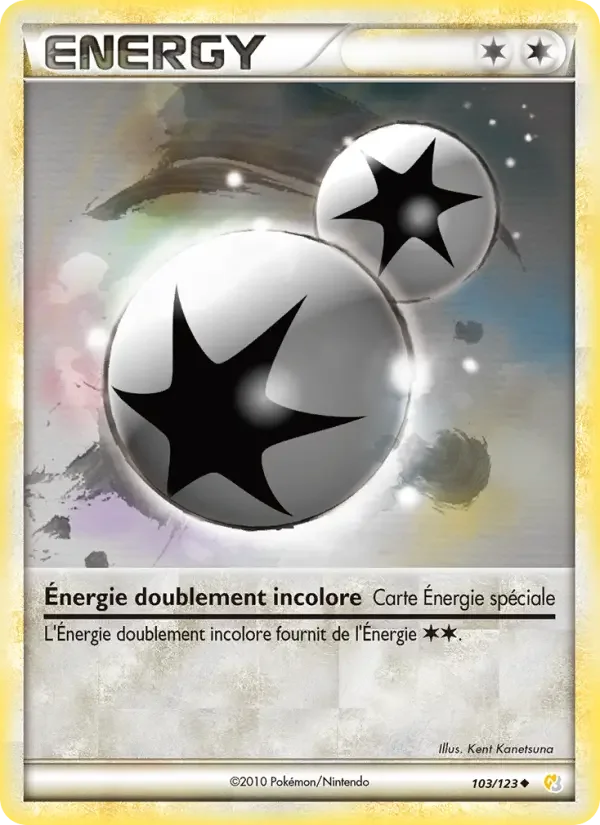 Carte Énergie doublement incolore
