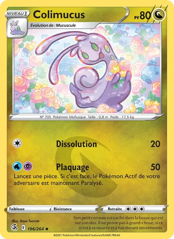 Carte Pokémon Colimucus — Poing de Fusion