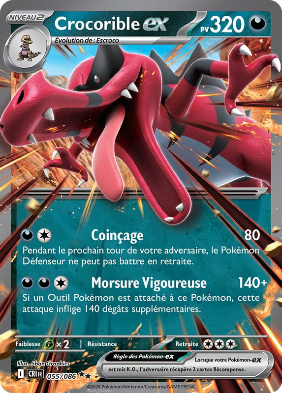 Carte Crocorible-ex