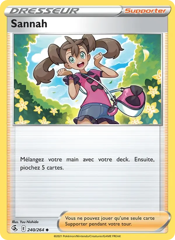 Carte Pokémon Sannah — Poing de Fusion