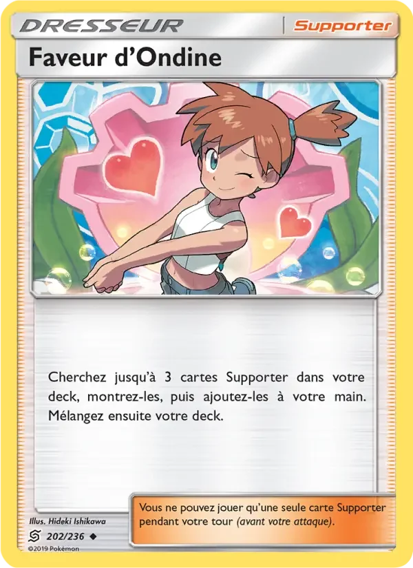 Carte Faveur d’Ondine