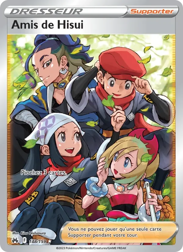 Carte Pokémon Amis de Hisui — Zénith Suprême
