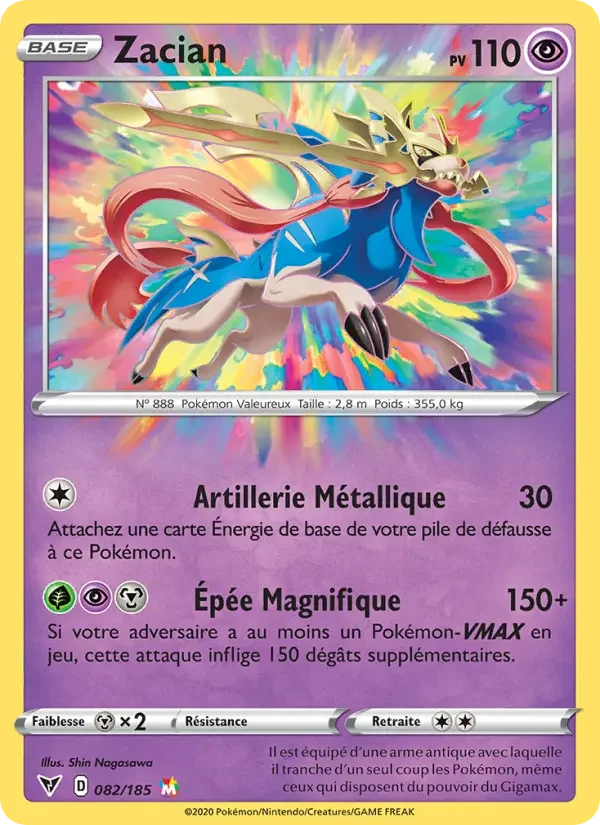 Carte Zacian
