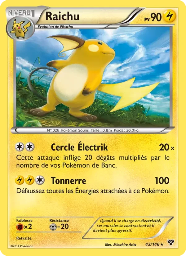 Carte Raichu