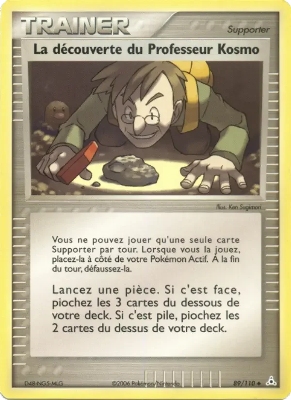 Carte La découverte du Professeur Kosmo