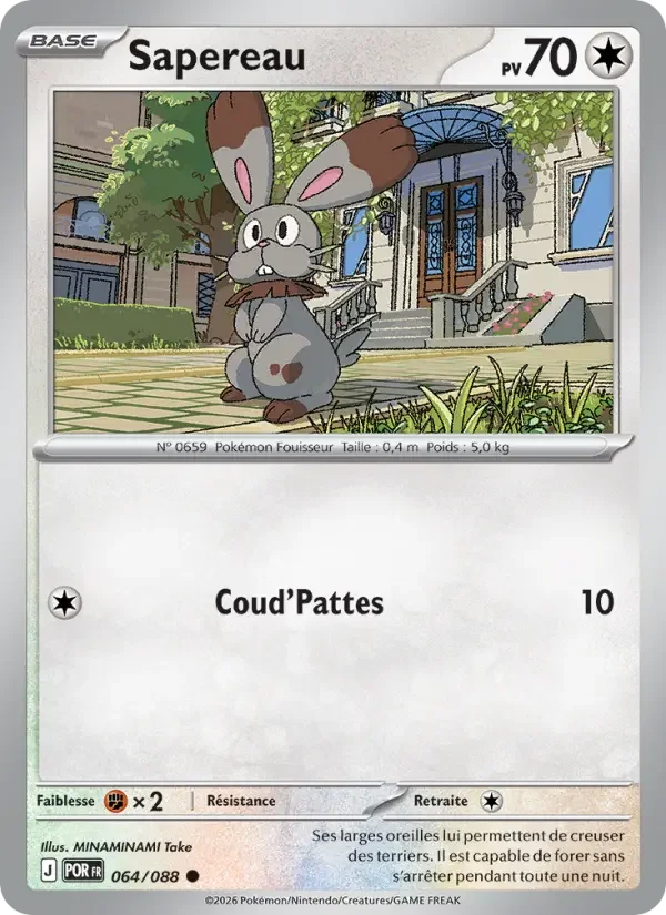 Carte Pokémon Sapereau — Équilibre Parfait