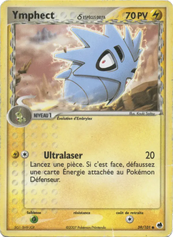 Carte Pokémon Ymphect δ — Île des Dragons