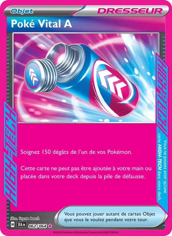 Carte Poké Vital A