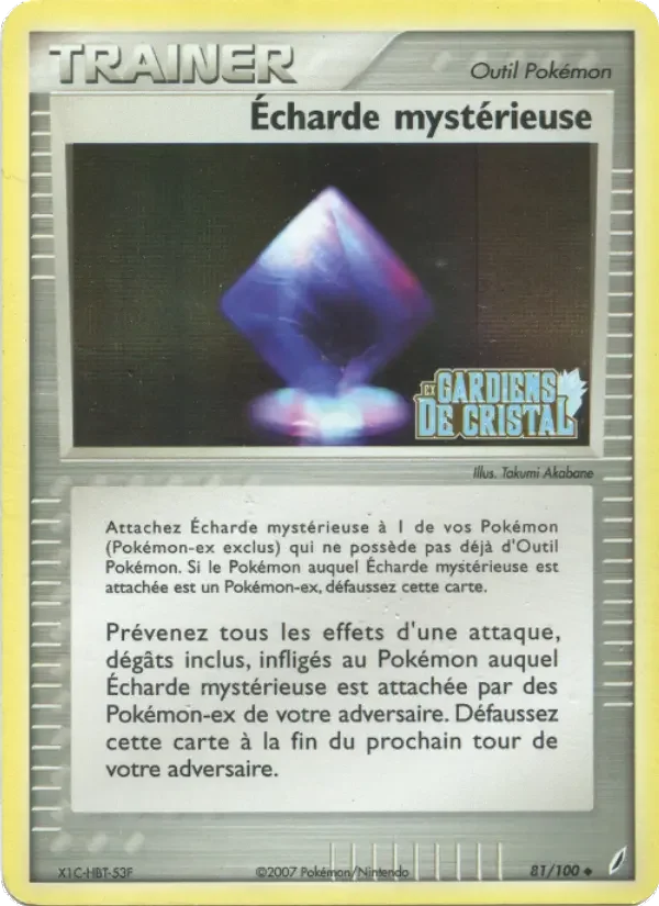 Carte Écharde mystérieuse