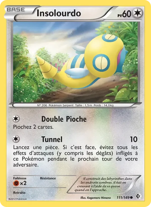 Carte Pokémon Insolourdo — Frontières Franchies