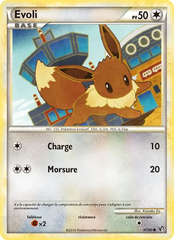 Carte Pokémon Evoli — Indomptable