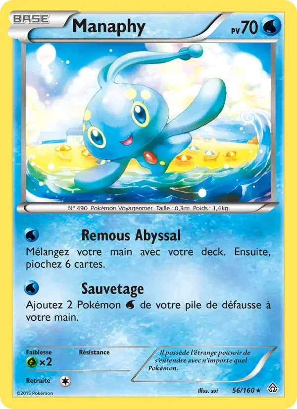 Carte Pokémon Manaphy — Primo-Choc