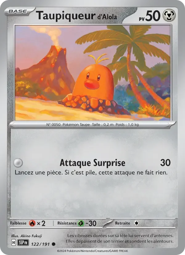 Carte Taupiqueur d'Alola