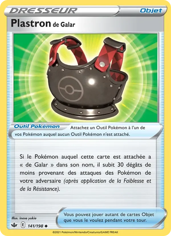 Carte Plastron de Galar