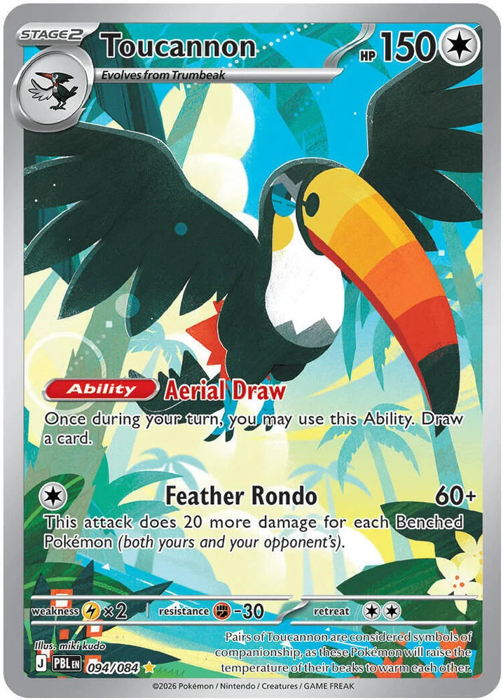 Carte Pokémon Toucannon — Nuit Noire