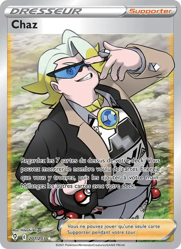 Carte Pokémon Chaz — Évolution Céleste