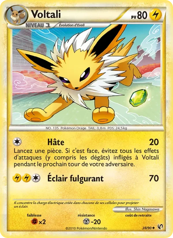 Carte Pokémon Voltali — Indomptable