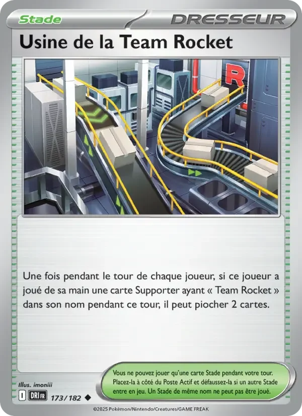 Carte Pokémon Usine de la Team Rocket — Rivalités Destinées