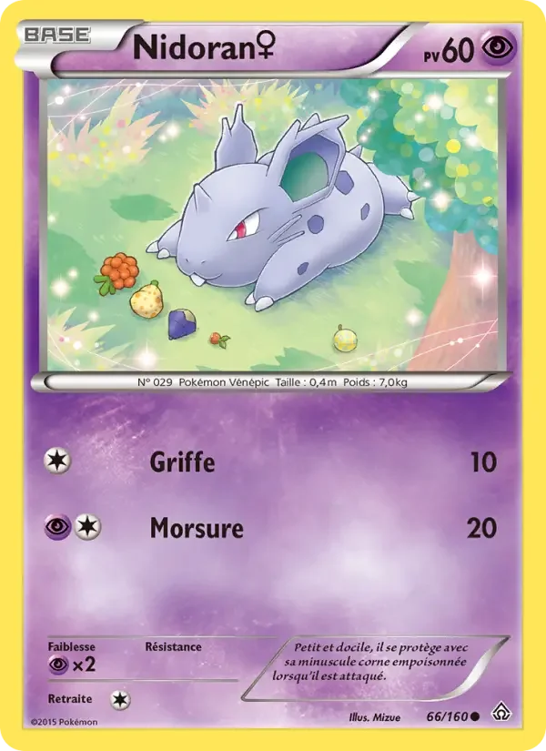 Carte Nidoran♀
