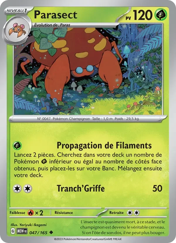 Carte Parasect