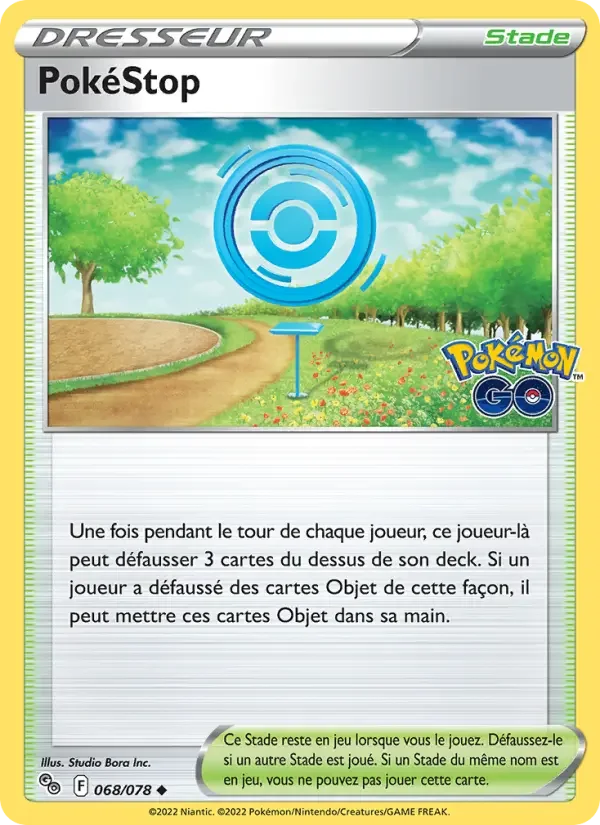 Carte Pokémon PokéStop — Pokémon GO