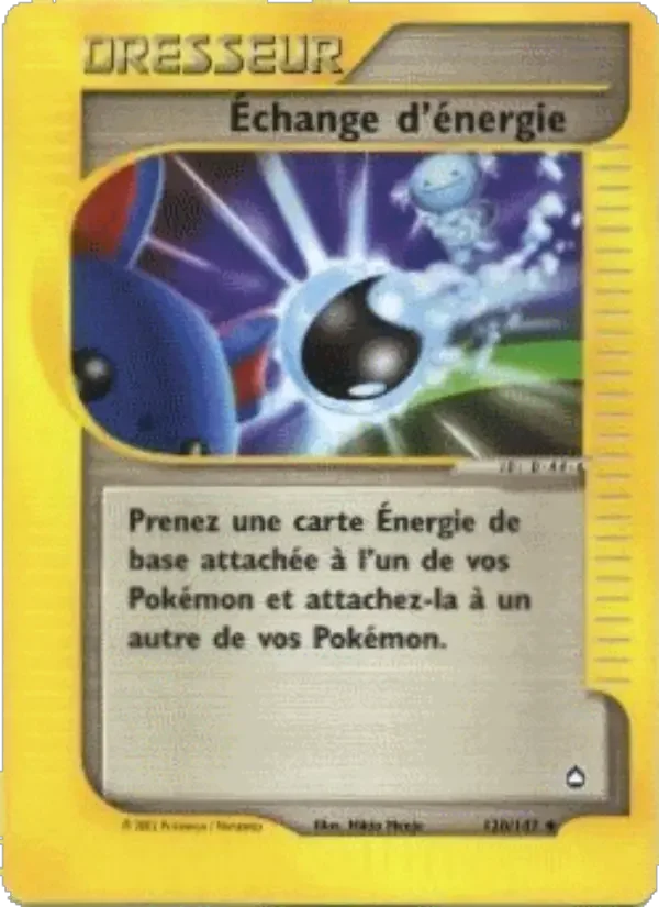Carte Échange d'énergie