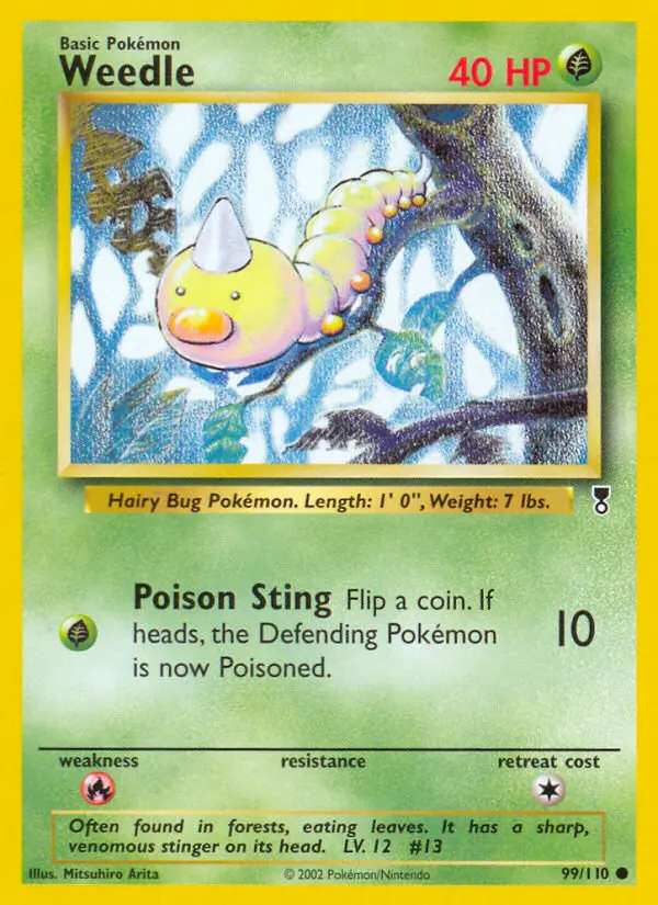 Carte Pokémon Aspicot — Legendary Collection