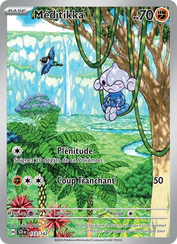 Carte Pokémon Méditikka — Couronne Stellaire