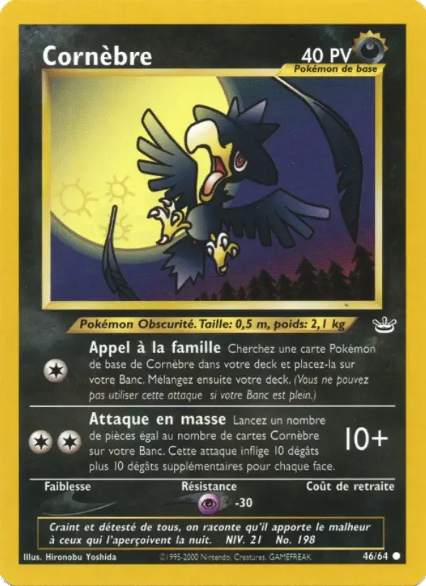 Carte Pokémon Cornèbre — Neo Revelation