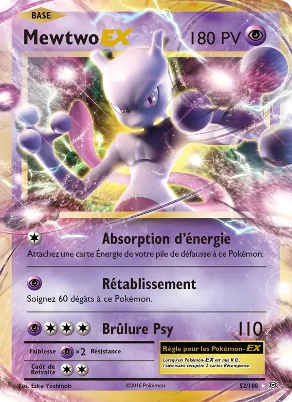 Carte Mewtwo EX