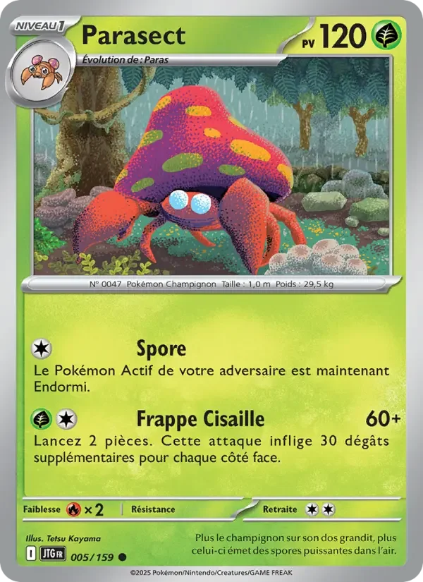 Carte Parasect