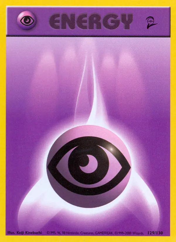 Carte Pokémon Énergie Psy — Base Set 2