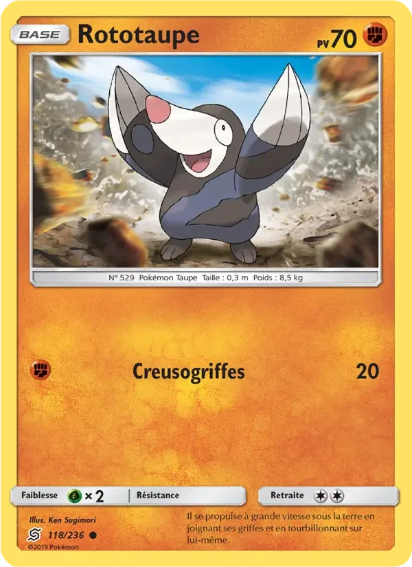 Carte Rototaupe