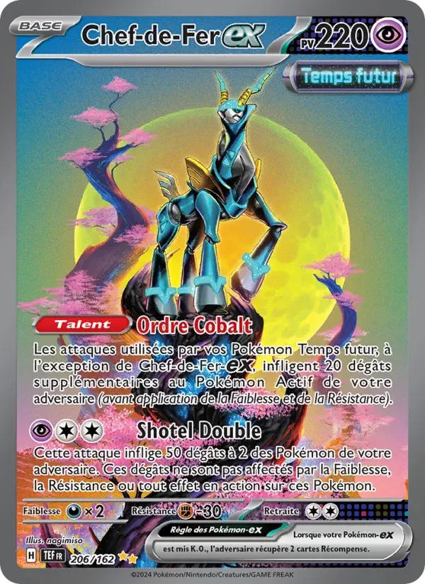 Carte Pokémon Chef-de-Fer-ex — Forces Temporelles
