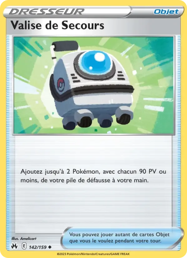 Carte Pokémon Valise de Secours — Zénith Suprême