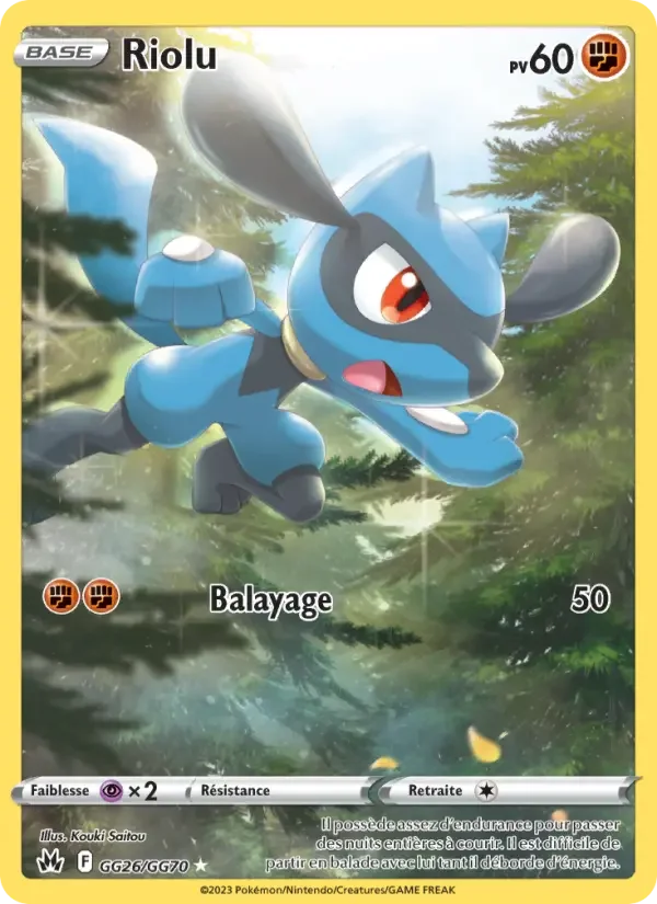 Carte Pokémon Riolu — Zénith Suprême