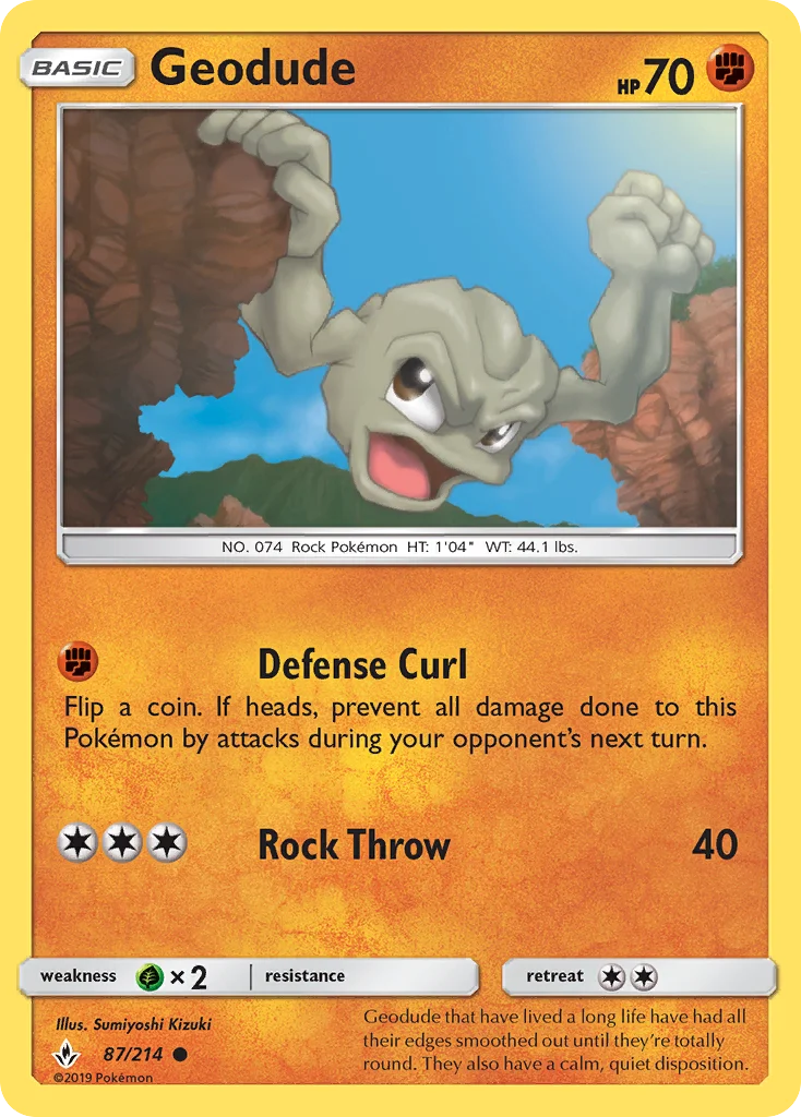 Carte Pokémon Racaillou — Alliance Infaillible