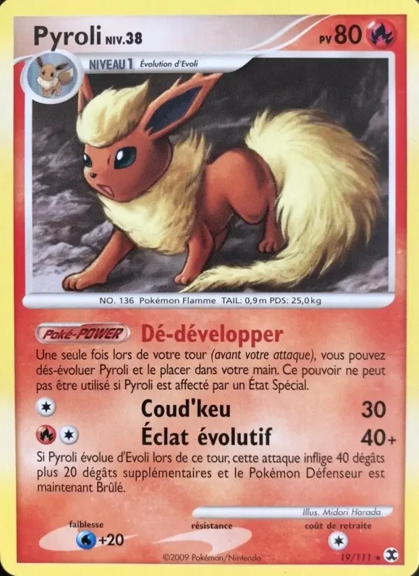 Carte Pokémon Pyroli Niv. 38 — Rivaux Émergeants