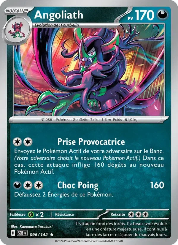 Carte Pokémon Angoliath — Couronne Stellaire
