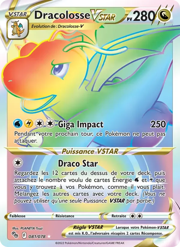 Carte Pokémon Dracolosse VSTAR — Pokémon GO