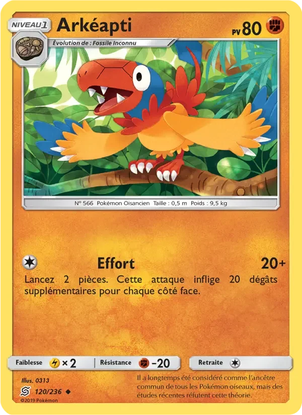 Carte Pokémon Arkéapti — Harmonie des Esprits