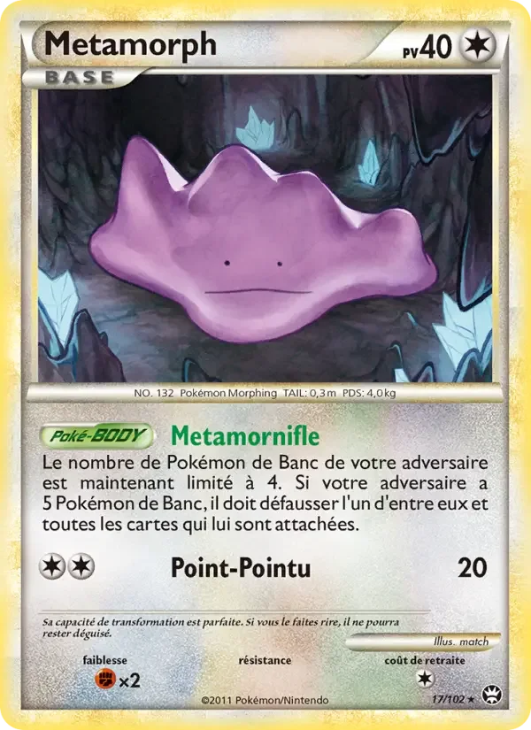 Carte Pokémon Metamorph — Triomphe