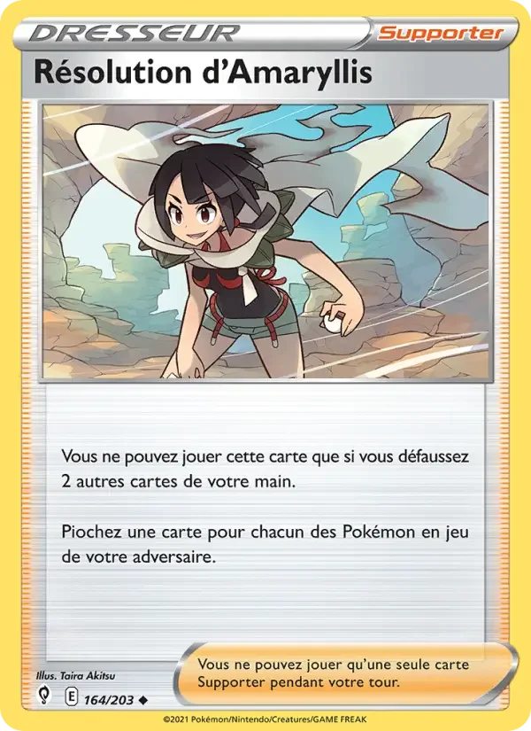 Carte Résolution d'Amaryllis