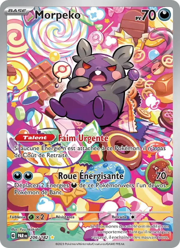 Carte Pokémon Morpeko — Faille Paradoxe